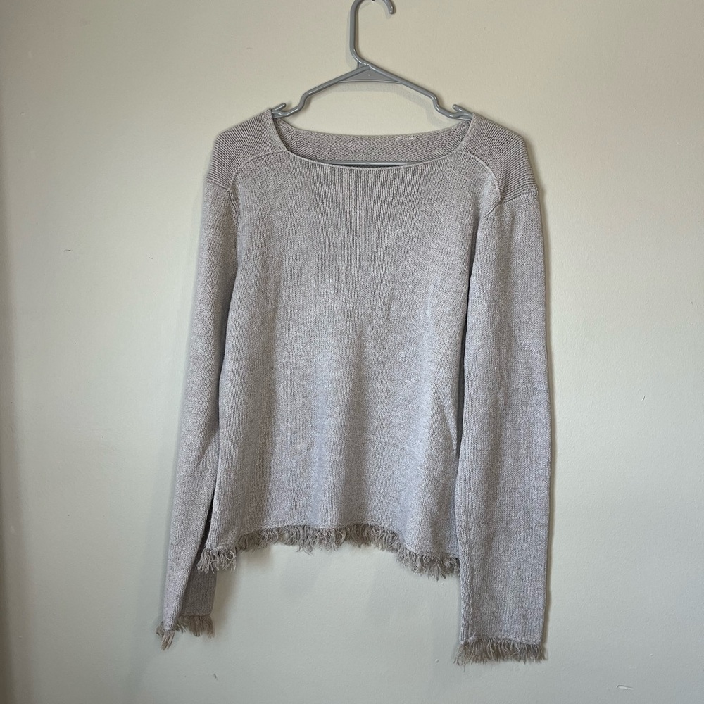 Tan long sleeve top